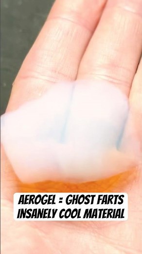 Aerogel: Coolest Material known to Man! #aerogel #nasa