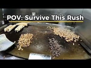 POV: Shawarma Lunch Rush - Mediterranean Kitchen in Overdrive