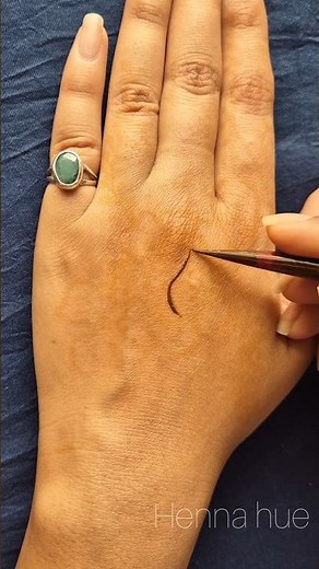 How to make a lotus in mehndi | beautiful mehndi design #mehndi #henna #shorts #short #hennahue