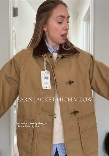 Barn Jacket Comparison: Mango vs. Amazon Fashion