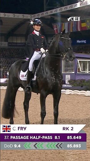 A Freestyle, floating on air in Versailles! 🥉 Bronze for Charlotte Fry and Glamourdale | #Paris2024