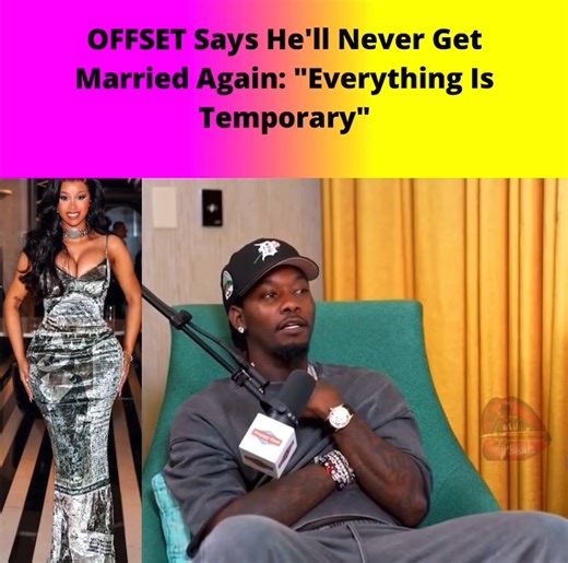 OFFSET Says He'll Never Get Married Again: "Everything Is Temporary" Offset warns host Kyle Forgeard, who dreams of settling down, not to do it unless he’s ready to flip his whole life upside down. Thoughts? Credit Full Send Podcast #cardib #offset #divorce | The Gworls Are Fighting