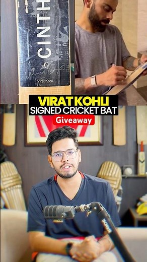 RCB IPL 2026 Jeeti Toh Virat Kohli Signed Bat Giveaway! 😱🏏 #shorts