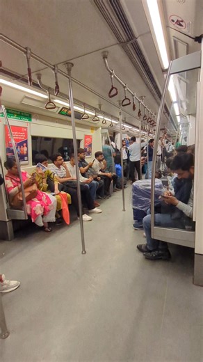 Delhi Metro Complete Ride 🚇 | Full Journey Experience | Delhi Metro Station Tour | Travel Vlog India