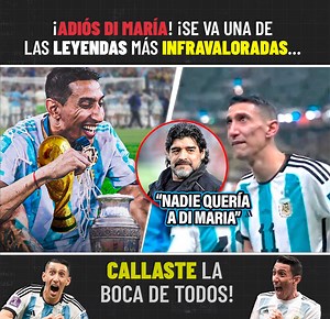 ¡ADIÓS DI MARÍA! Se va una de las LEYENDAS más INFRAVALORADAS... ¡CALLASTE la boca de todos!😥💎⚽ #AngelDiMaria #futbol #seleccionargentina | La Gambeta