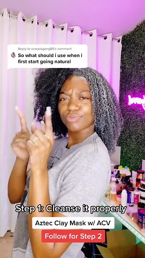 Transform Your Natural Hair with Aztec Clay Mask!