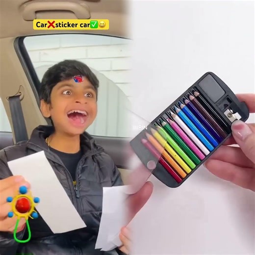 Sticker car😆 #comedy #funny #funnyvideo #comedyvideo #youtubeshorts