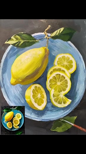 Learn how to paint a lemon with acrylic paints step by step 🍋🎨 A quick and easy acrylic painting tutorial for beginners — perfect for relaxing and practicing your brush techniques! Save this video for your next painting session and tag me if you try it 💛 #acrylicpainting #arttutorial #paintingforbeginners #acrylicart #artreel #howtopaint #artinspiration #creativeprocess #paintwithme #artistsonfacebook #artlover #stilllifeart #paintingvideo #artcommunity | Tatiana Filipowicz Filadora