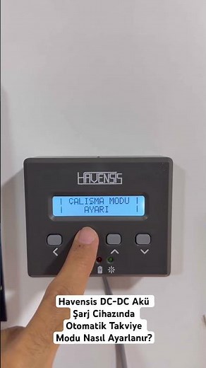 Havensis DC-DC Akü Şarj Cihazında Otomatik Takviye Modu Nasıl Ayarlanır?