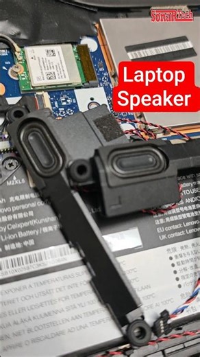 Laptop Speaker Crackle Sound Fixed | Lenovo Laptop Speaker Replacement #shorts #lenovo #repairing