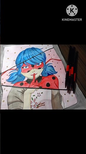 "Ladybug Marinette Drawing & Painting | Easy Step-by-Step Art Tutorial"