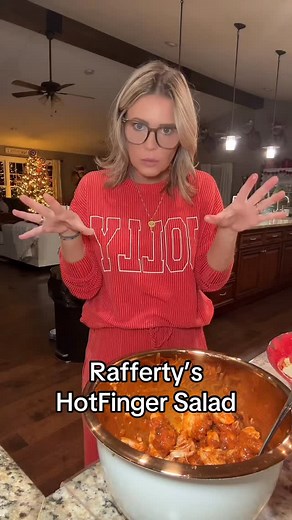 Channeling @raffertysrestaurant vibes from my kitchen tonight! This Hot Finger Salad might not be a perfect dupe, but it sure hits the spot till our next visit! 🥰 #ComfortFood #Raffertys #CookingWithGraham #CookingAtHome | grahamer_girl