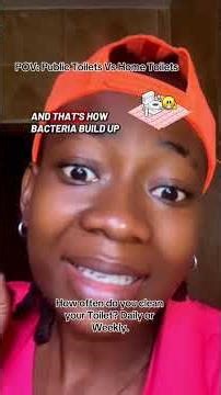 How often do you clean your toilet? Daily or weekly#HomeCare#OdogwuShield#CleanHome#HealthProtection