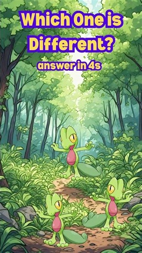 Three Treecko and one is a Fake… 🧐 Can You Spot it?