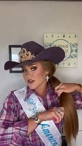 74K views · 1.7K reactions | Braids don't have to be boring! Follow this tutorial to see how I made this style into a professional rodeo queen hairdo by adding some turquoise pieces. | Miss Rodeo America | Facebook