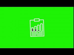 Spreadsheet Icon #1 Animated | Green Screen | Free Download | 4K