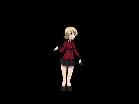 Girls Und Panzer Darjeeling Dance