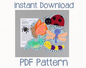 Felt Board Story Pattern: Insect Circle Time Rhymes