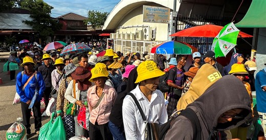 Tempers rise at Thai-Cambodia border as stranded travelers demand passage home