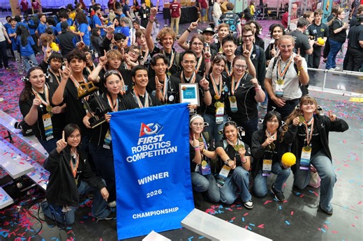 Local high school wins robotics world championship