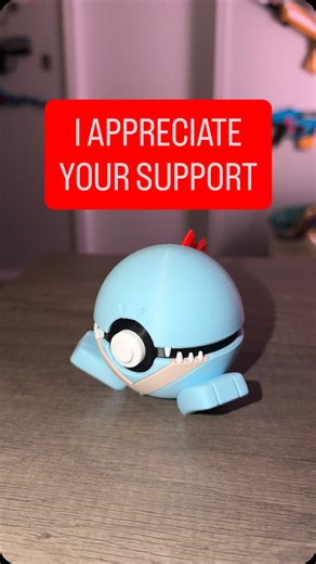 1.4K views | 3D printed Totodile pokéball, designed by @n3d_melbourne #reels #bambulab #pokemon #reels | Xemplary Prints | Facebook