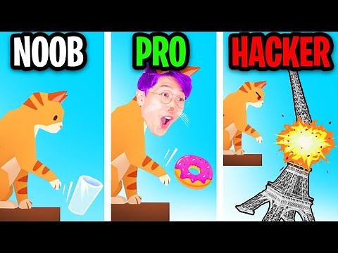 NOOB vs PRO vs HACKER In JABBY CAT 3D!? (ALL LEVELS!)