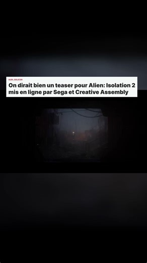 Alien Isolation 2 ?