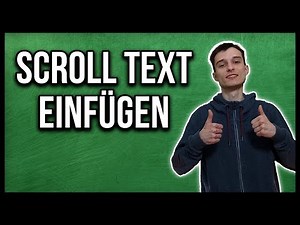 Streamlabs OBS - Scroll Text einfügen