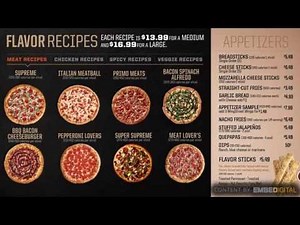 Pizza Hut | Dine-In Menu 2