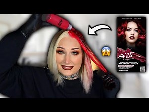 Dyeing my hair RED for Christmas! ❤️ 🎄