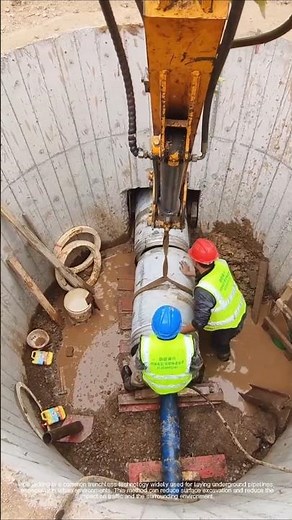 Modern municipal construction: A record of sewage pipe jacking construction