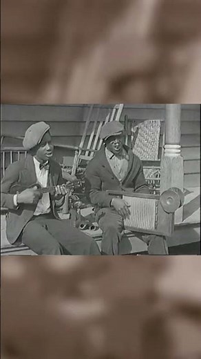 Two Unknown Street Musicians in the 1920s