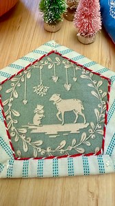 I’m itching to show you my new quilt-as-you-go (QAYG) design. This whipped running stitch is a simple technique that delivers big impact. Keep it simple with a favourite festive fabric and no applique, or add needleturn or fusible hand applique. Layer on as many details as you like. Use tiny 4 mm buttons, sequins, sparkly threads, beads, and little trims to embellish your own Hollygon quilt as you go wreath! https://craftapalooza.com/products/hollygon-wreath-pattern #whipstitch #handembroidery #