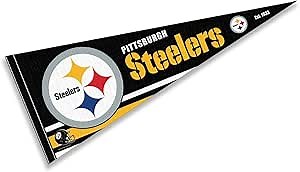 Pittsburgh Steelers Pennant Banner Flag