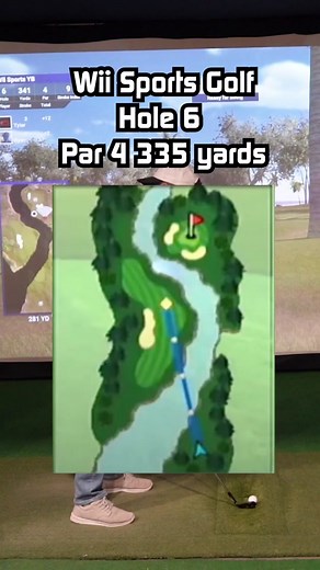Wii Sports Simulator Golf Hole 6 Gameplay