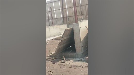 new RMC batching plant aggregate storage bin work 50% #trending