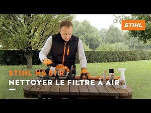 Nettoyer le filtre à air (HS 81 R) - Taille-haies thermiques STIHL