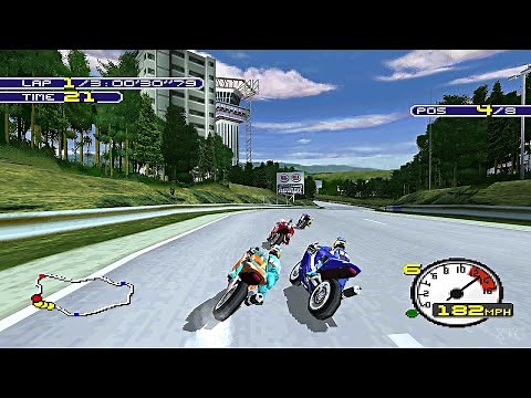 Moto Racer 2 PS1 Gameplay HD (Beetle PSX HW)