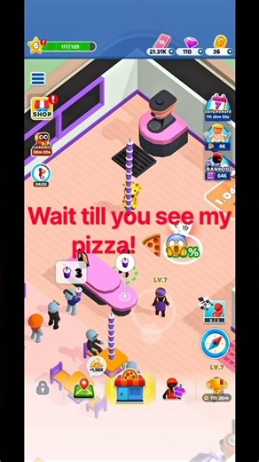 🍕 From Zero To Pizza King! 👑 | PizzaReady Game part-15 #shorts #gaming