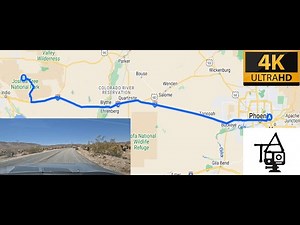 Phoenix, AZ to Joshua Tree National Park in 4K
