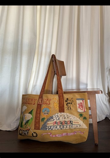 A functional beautiful forever peace from @bode … when we found out we were pregnant, I was dreading finding a cool bag, I’m so glad we went with this option! Daniel said I could literally pick out anything I wanted, but I am not a designer girly. Having been in the vintage industry for almost the last decade, this stunning nod to senior cords truly fit the bill. #bode