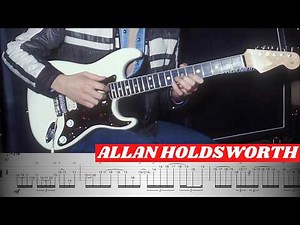 The most ADVANCED legato technique ever recorded!!! ALLAN HOLDSWORTH