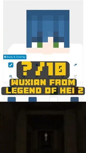 Anime Skins in Minecraft! Part 4 🌊 | Wuxian from Legend of Xiaohei 2 | #minecraft