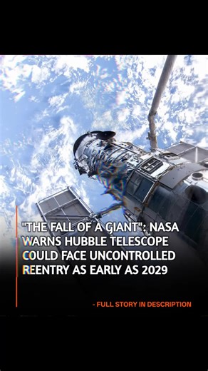 NewsTigo on Instagram: "HUBBLE SPACE TELESCOPE COULD CRASH DOWN TO EARTH SOON AND HAVE A DEVASTATING IMPACT In a startling technical update released on January 13, 2026, NASA officials have confirmed that the Hubble Space Telescope (HST)—humanity's premier window into the cosmos for over 35 years—is descending toward a potentially catastrophic end. New orbital decay models, triggered by an unexpected surge in solar activity during Solar Cycle 25, suggest that the 24,500-pound observatory could e