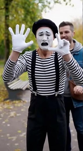 Mime Gets Rescued By Stranger!