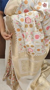 Ethereal Whites: Festive Sarees with a Touch of Grace WhatsApp 082403 49330 #saree #everyone | Utsav Collections