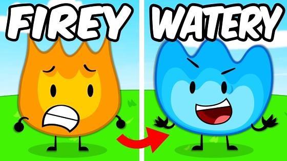 What Happens When BFDI Characters Flip? Opposites Edition