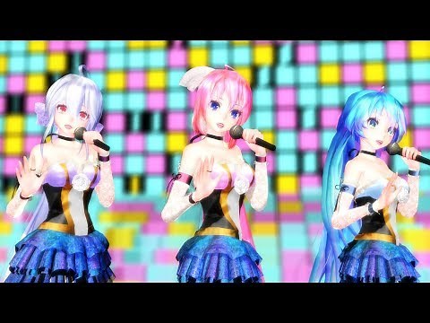 [MMD] Spring of Life Tda Luka,Miku,Haku New ver.