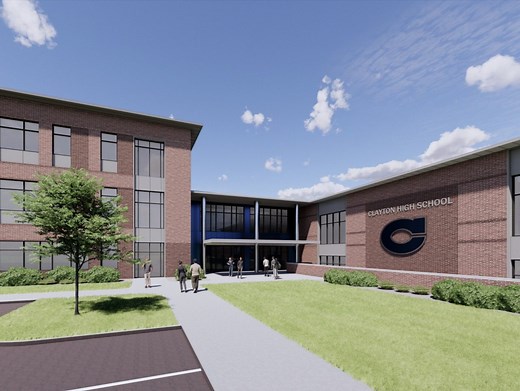 New Clayton High School plans approved by Johnston County Board of Education