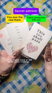 part 1, Secret Admirer, longer video at playlist #needthismessage #oracle #oraclereading #divineguidance #intuitive | Need This Message